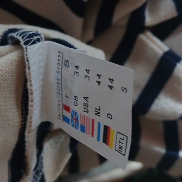 Saint James Striped  T Sweater Weight NwOT - Picture 4 of 5